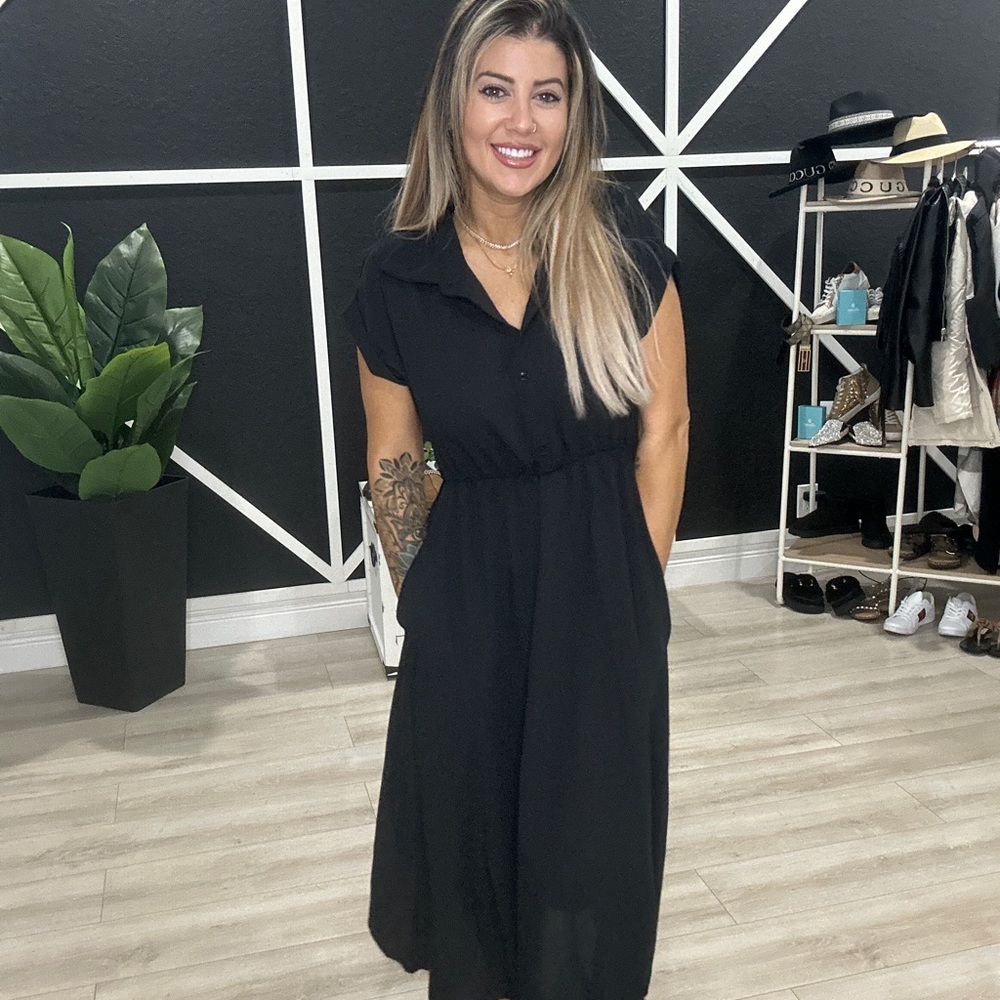Classy black dress
